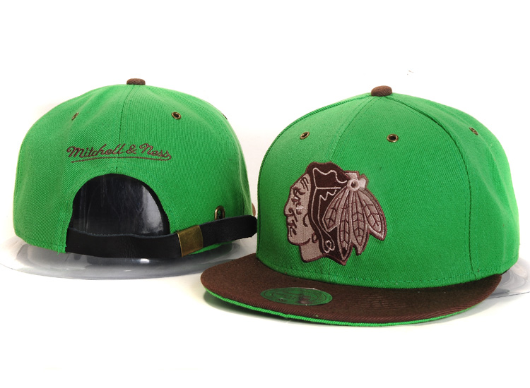 NHL Chicago Blackhawks NE Strapback Hat #06